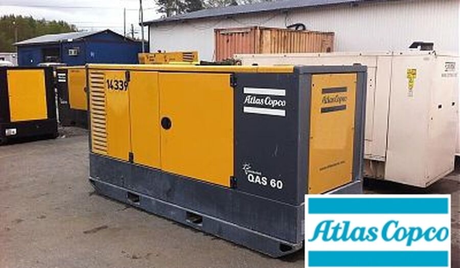 Аренда электростанции Atlas Copco QAS 60
